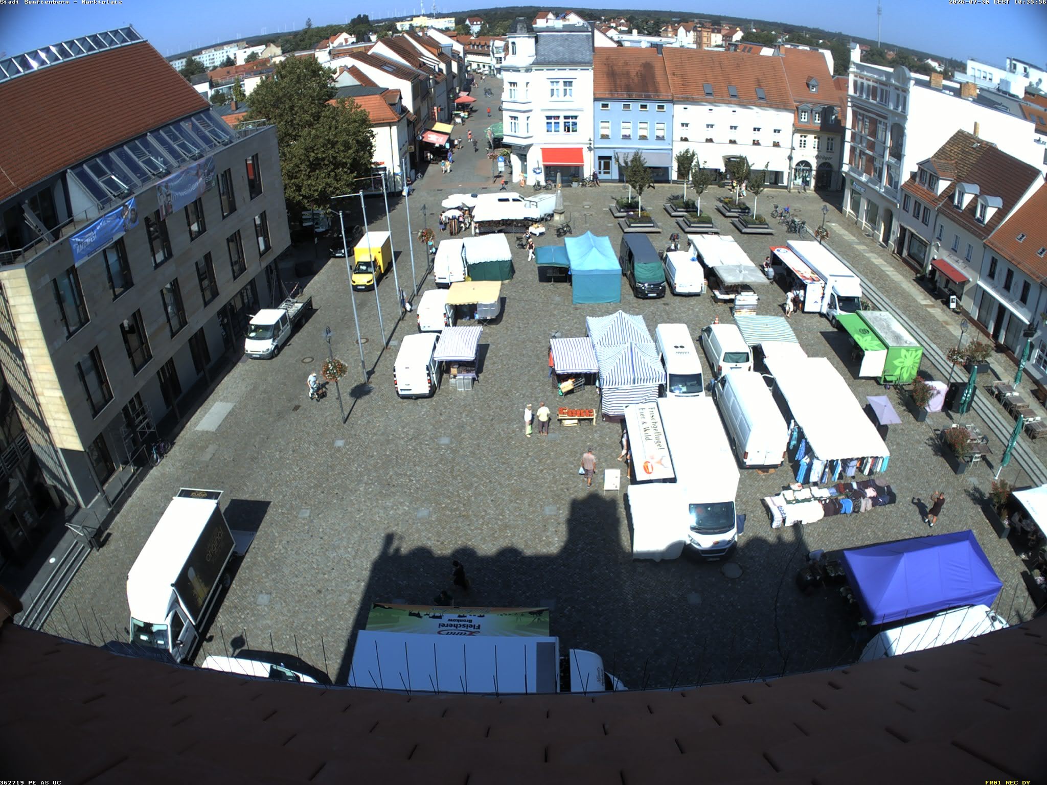 Archiv Foto Webcam Senftenberg Stadtzentrum