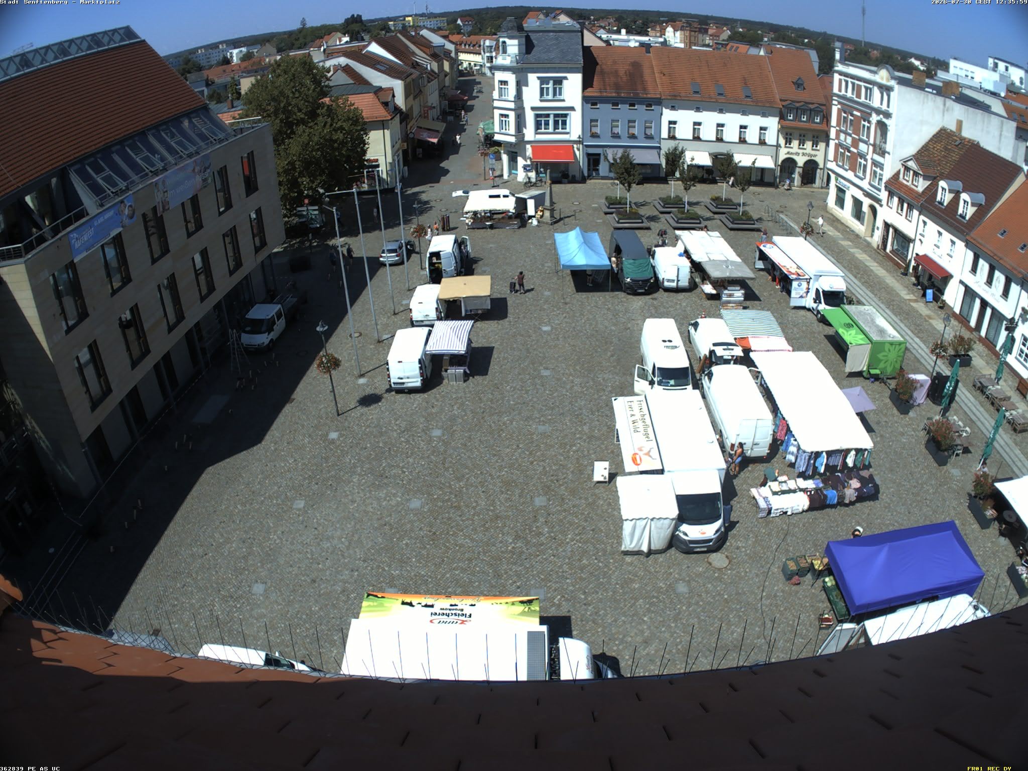 Archiv Foto Webcam Senftenberg Stadtzentrum