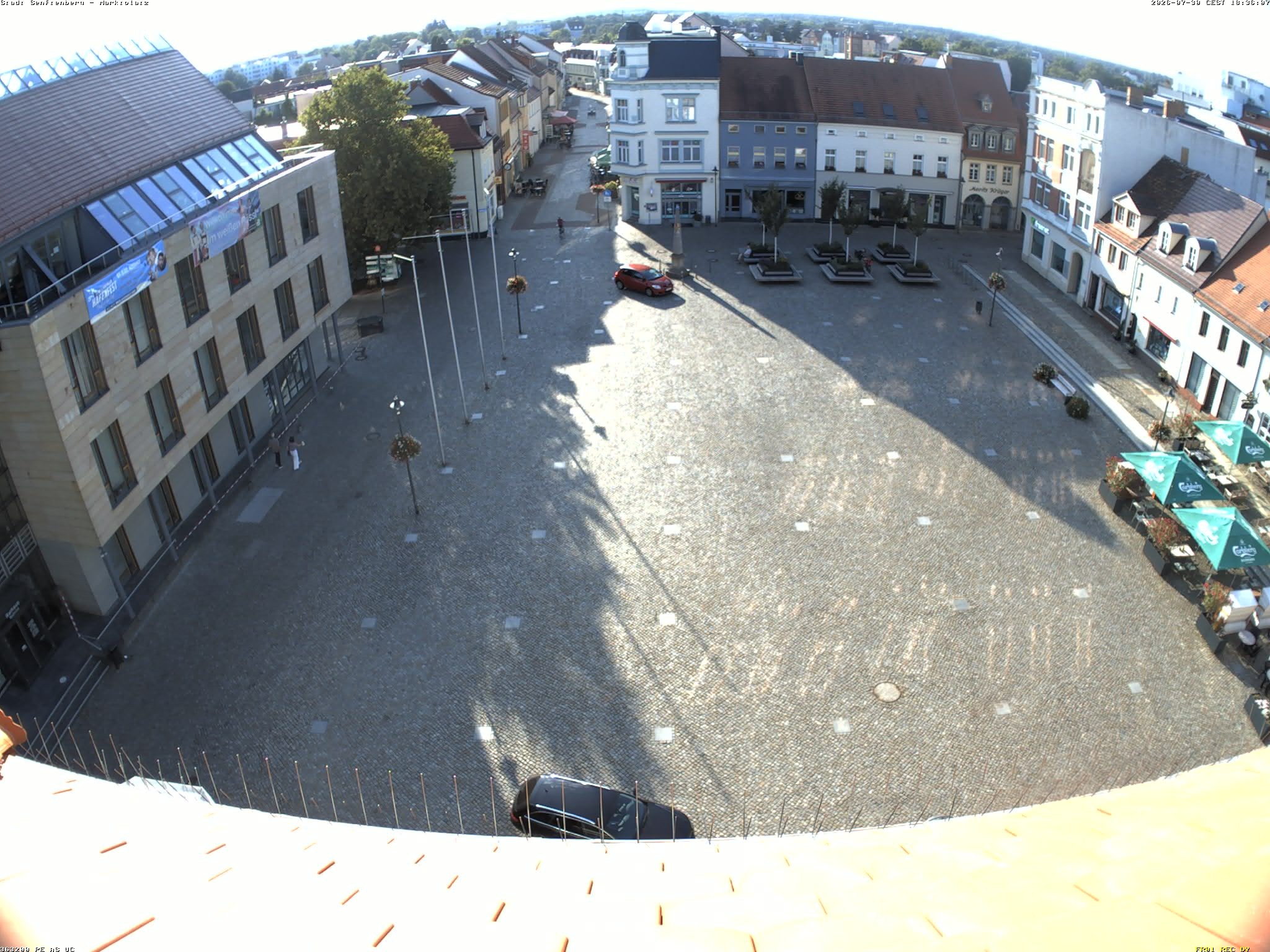 Archiv Foto Webcam Senftenberg Stadtzentrum