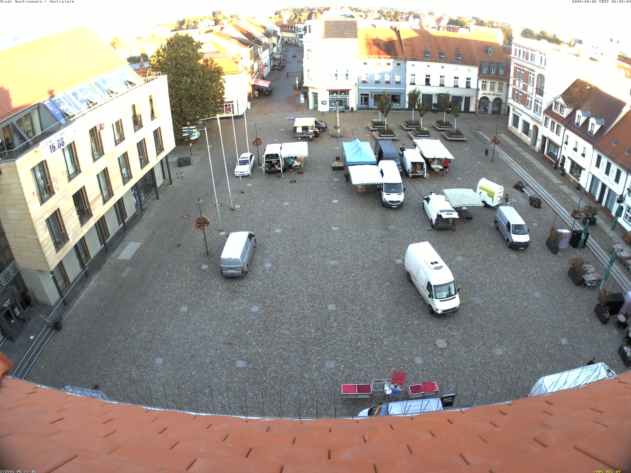 Archiv Foto Webcam Senftenberg Stadtzentrum