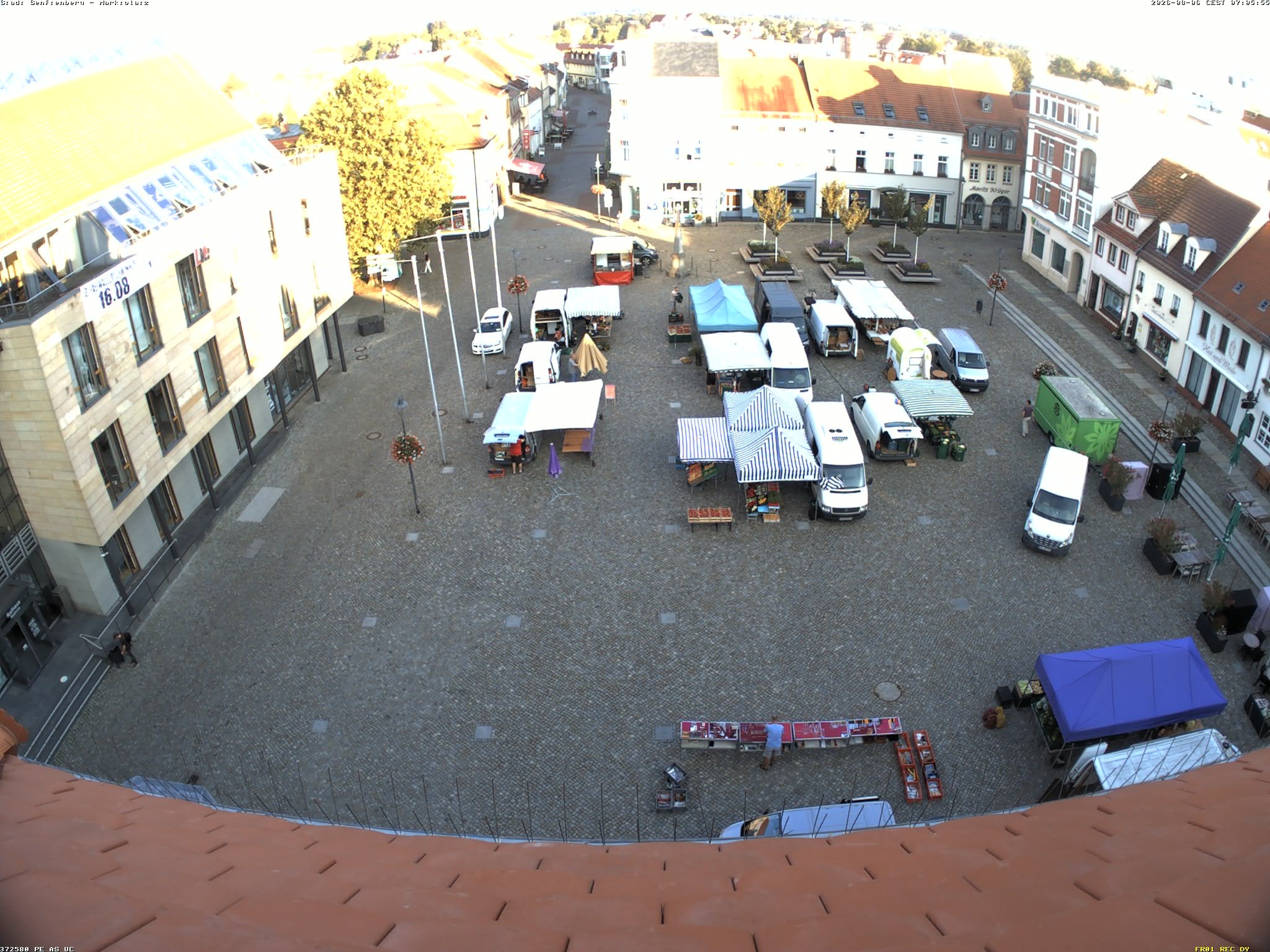 Archiv Foto Webcam Senftenberg Stadtzentrum