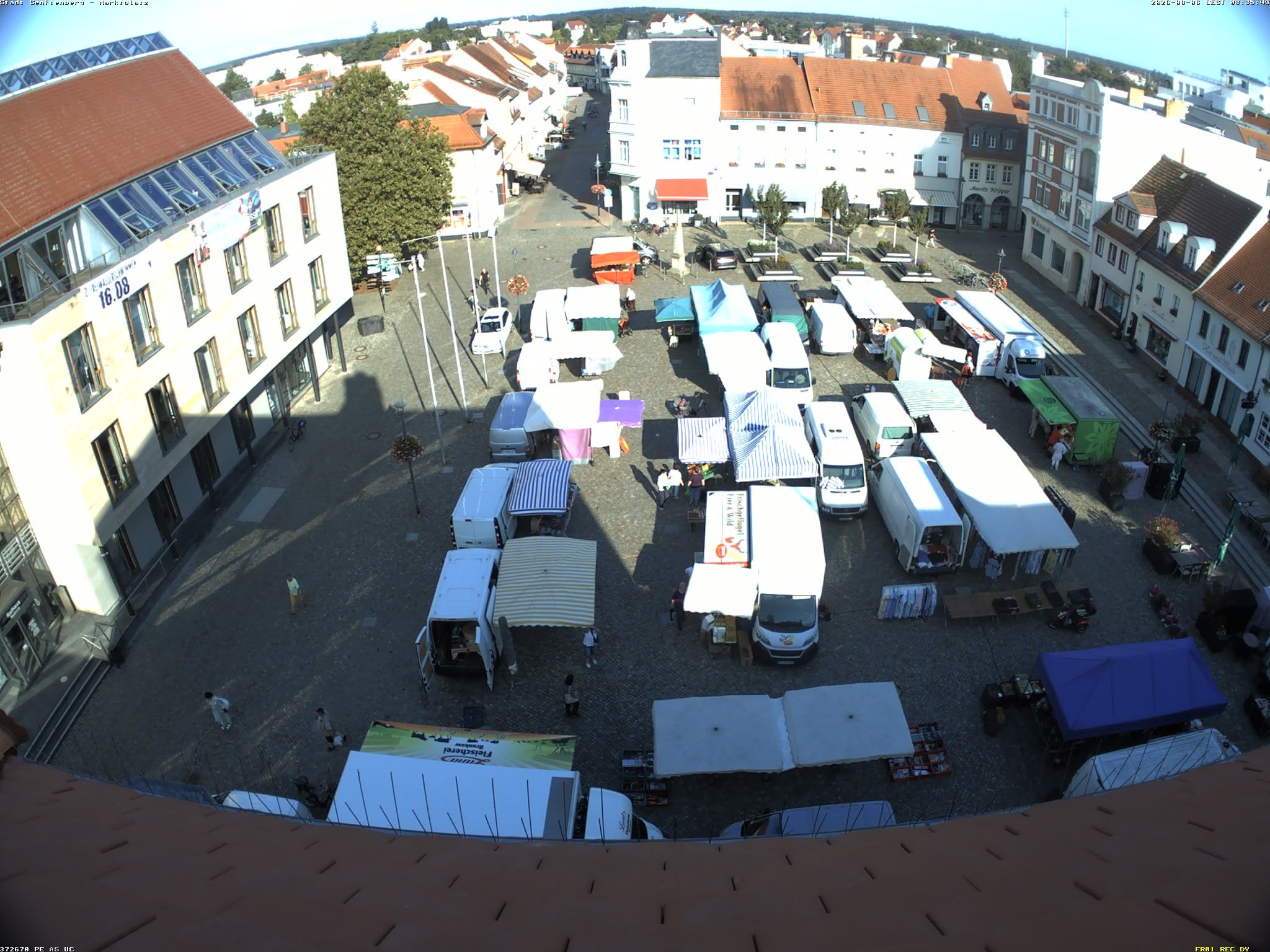 Archiv Foto Webcam Senftenberg Stadtzentrum