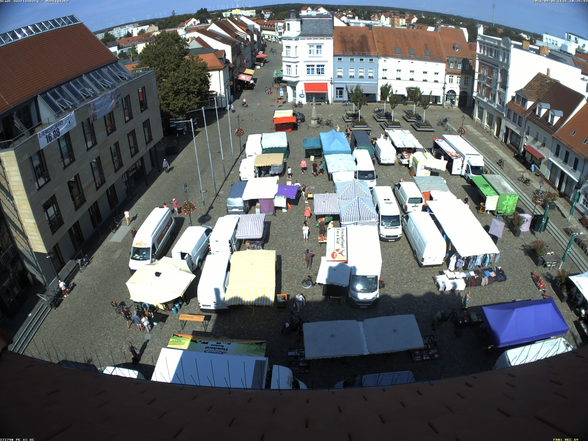 Archiv Foto Webcam Senftenberg Stadtzentrum
