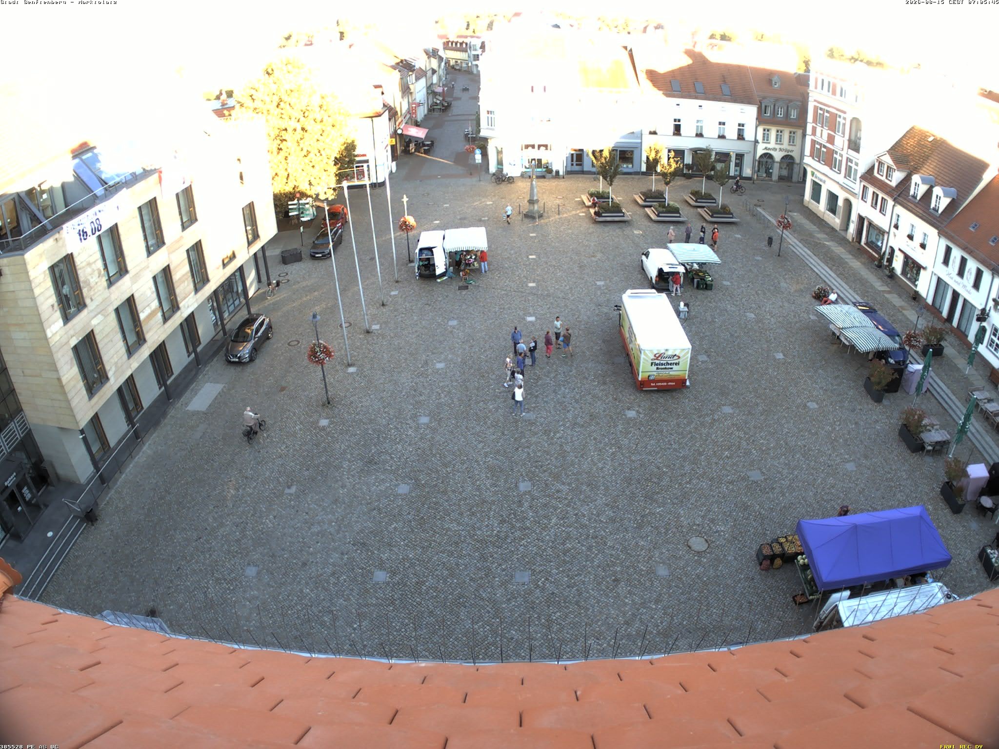 Archiv Foto Webcam Senftenberg Stadtzentrum