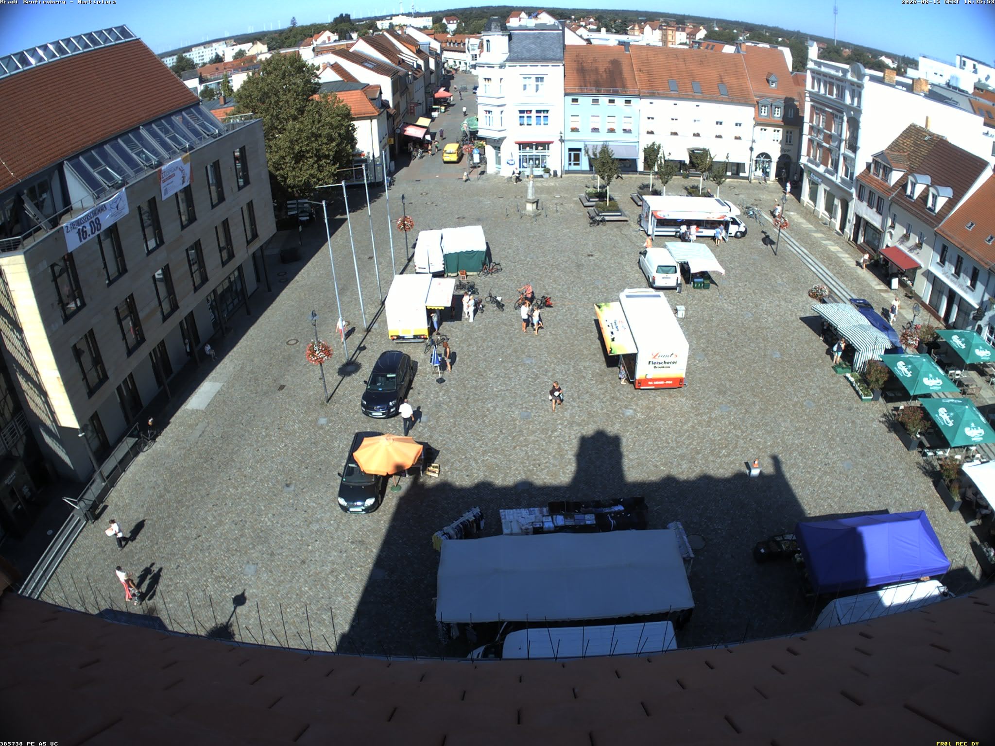 Archiv Foto Webcam Senftenberg Stadtzentrum