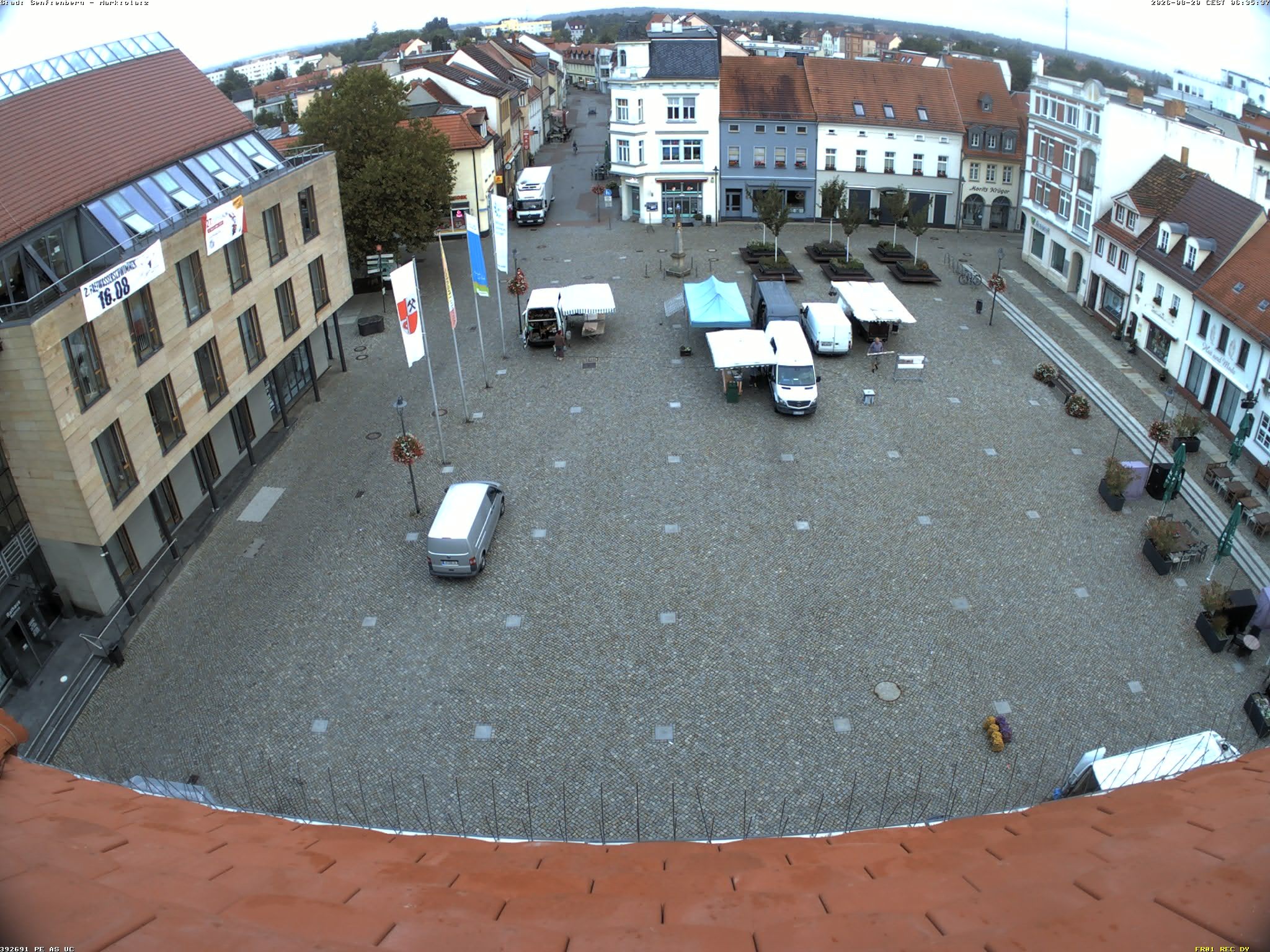 Archiv Foto Webcam Senftenberg Stadtzentrum