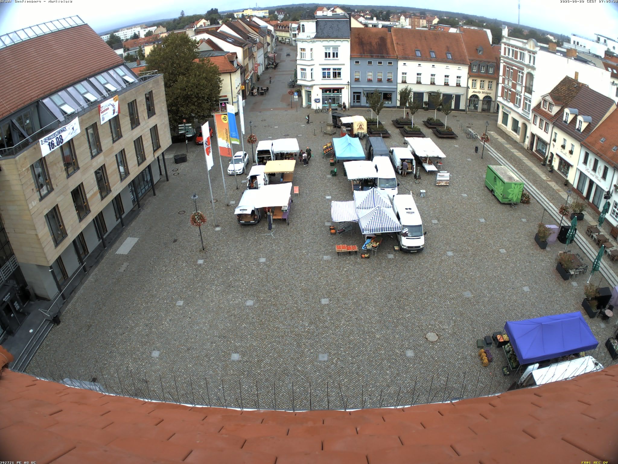 Archiv Foto Webcam Senftenberg Stadtzentrum