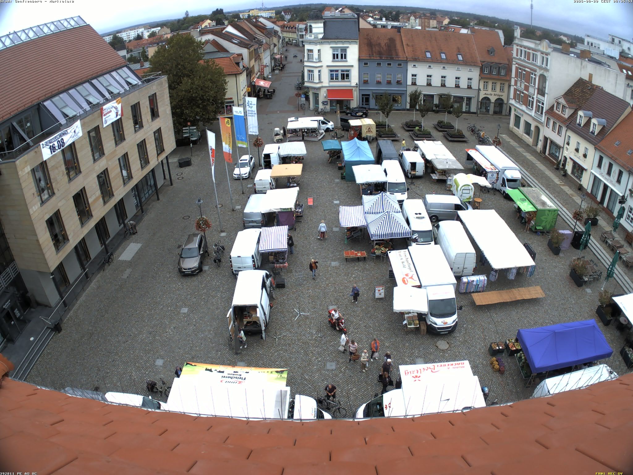 Archiv Foto Webcam Senftenberg Stadtzentrum