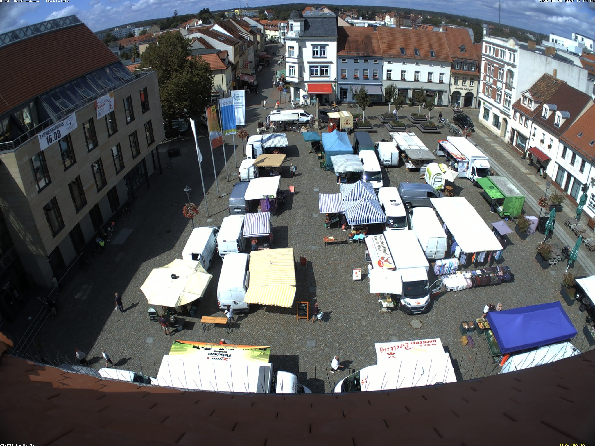 Archiv Foto Webcam Senftenberg Stadtzentrum