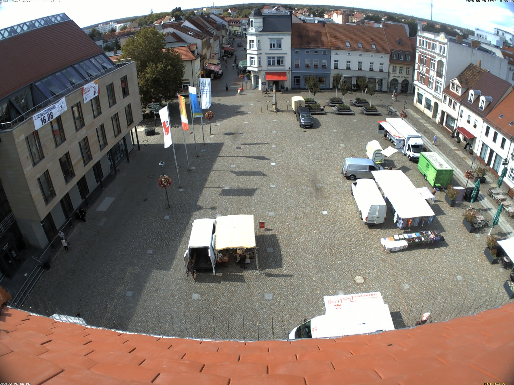 Archiv Foto Webcam Senftenberg Stadtzentrum