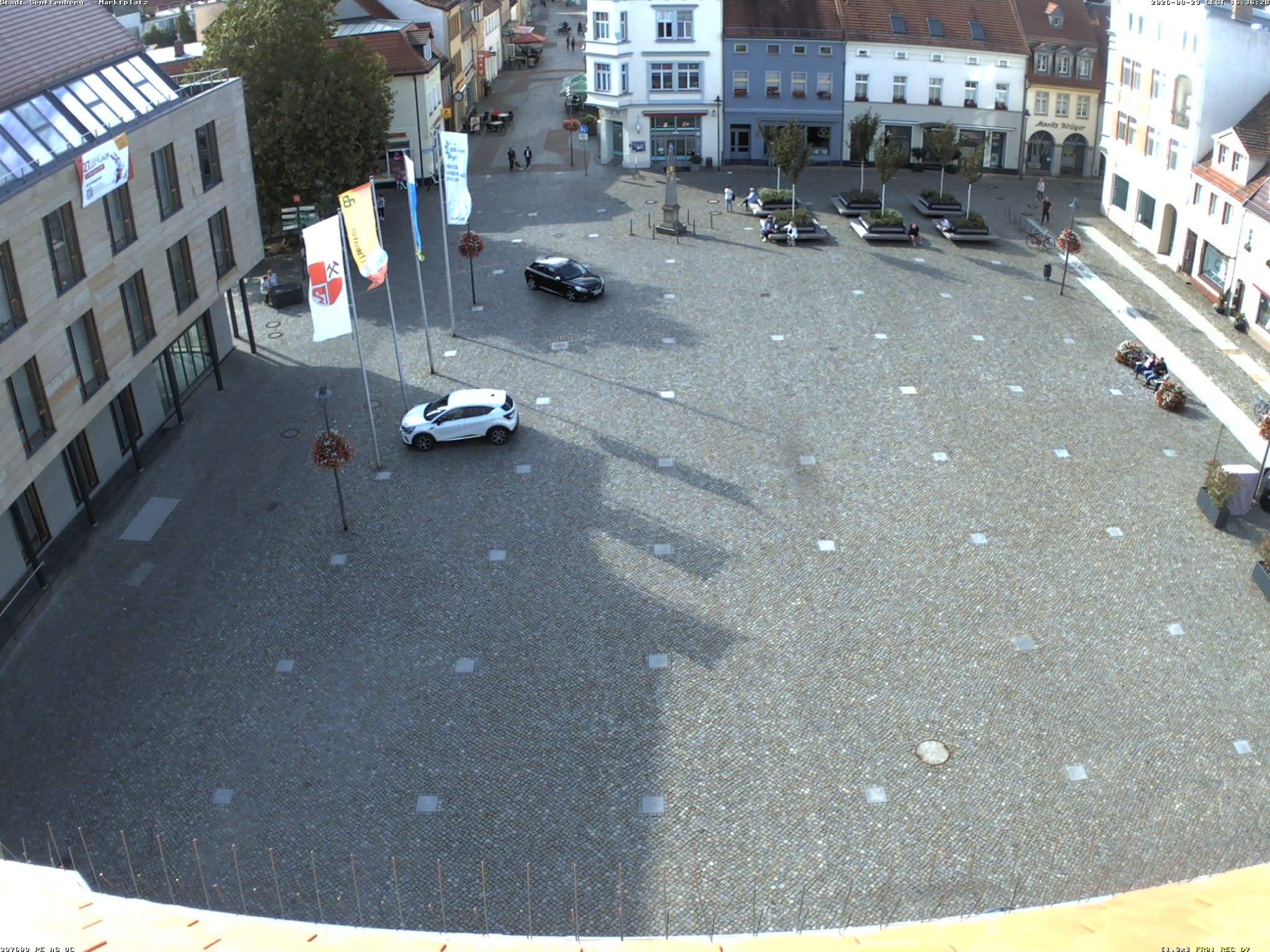 Archiv Foto Webcam Senftenberg Stadtzentrum