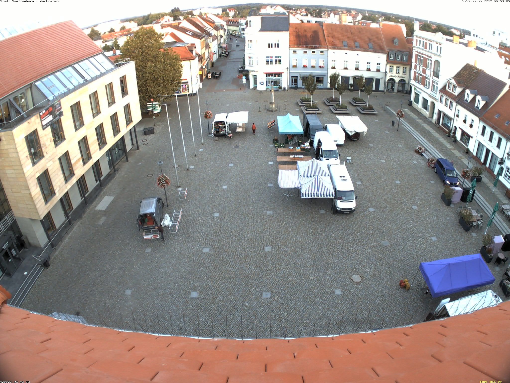 Archiv Foto Webcam Senftenberg Stadtzentrum