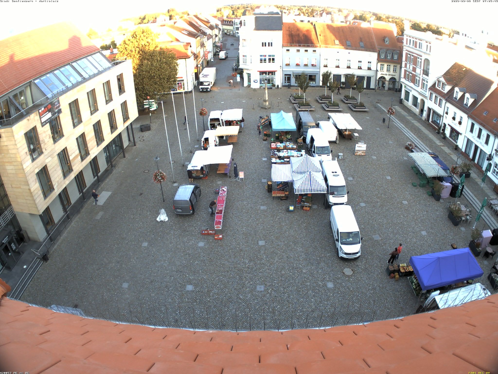 Archiv Foto Webcam Senftenberg Stadtzentrum