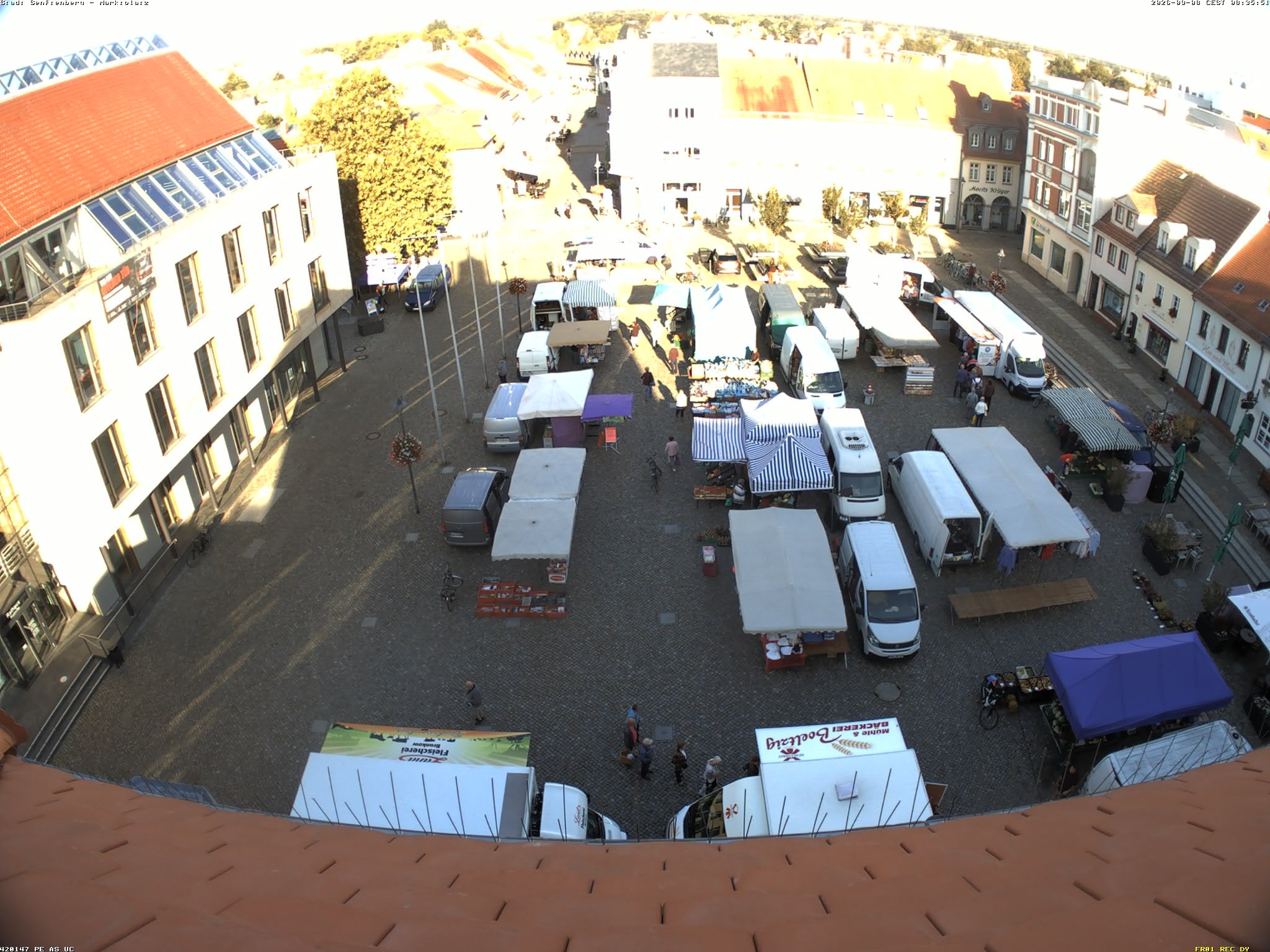 Archiv Foto Webcam Senftenberg Stadtzentrum