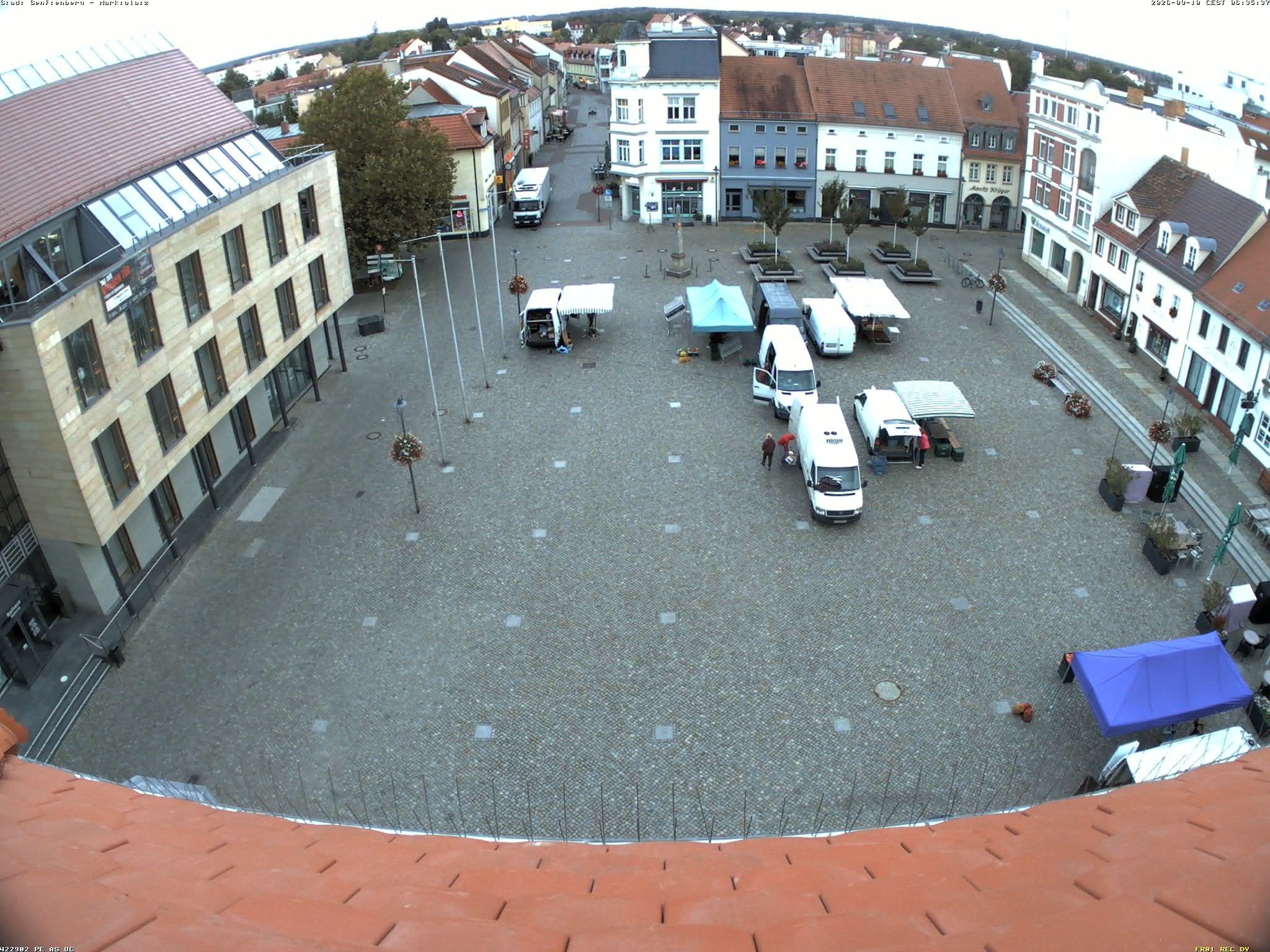 Archived image Webcam City Center Senftenberg