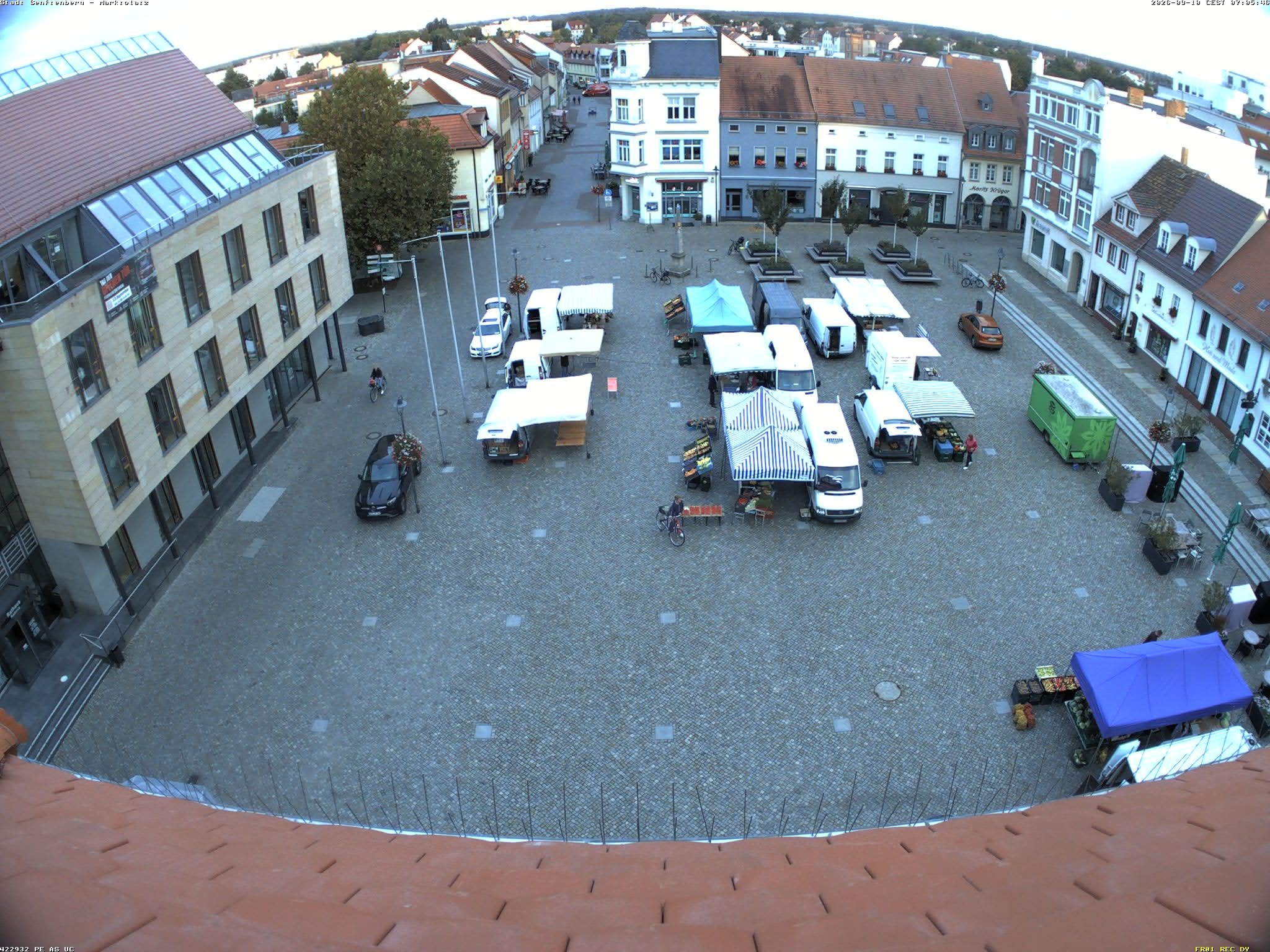 Archived image Webcam City Center Senftenberg