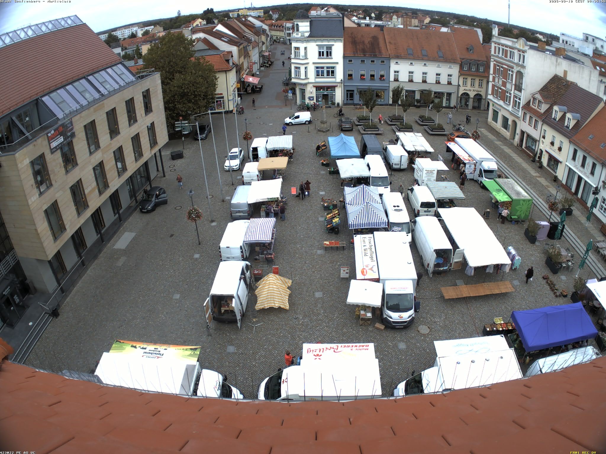 Archived image Webcam City Center Senftenberg