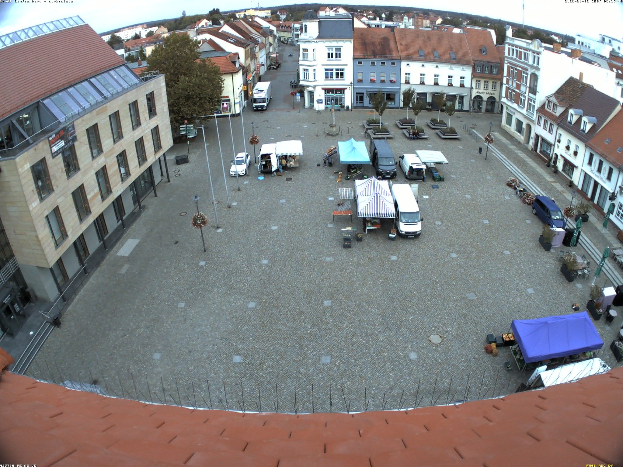 Archiv Foto Webcam Senftenberg Stadtzentrum