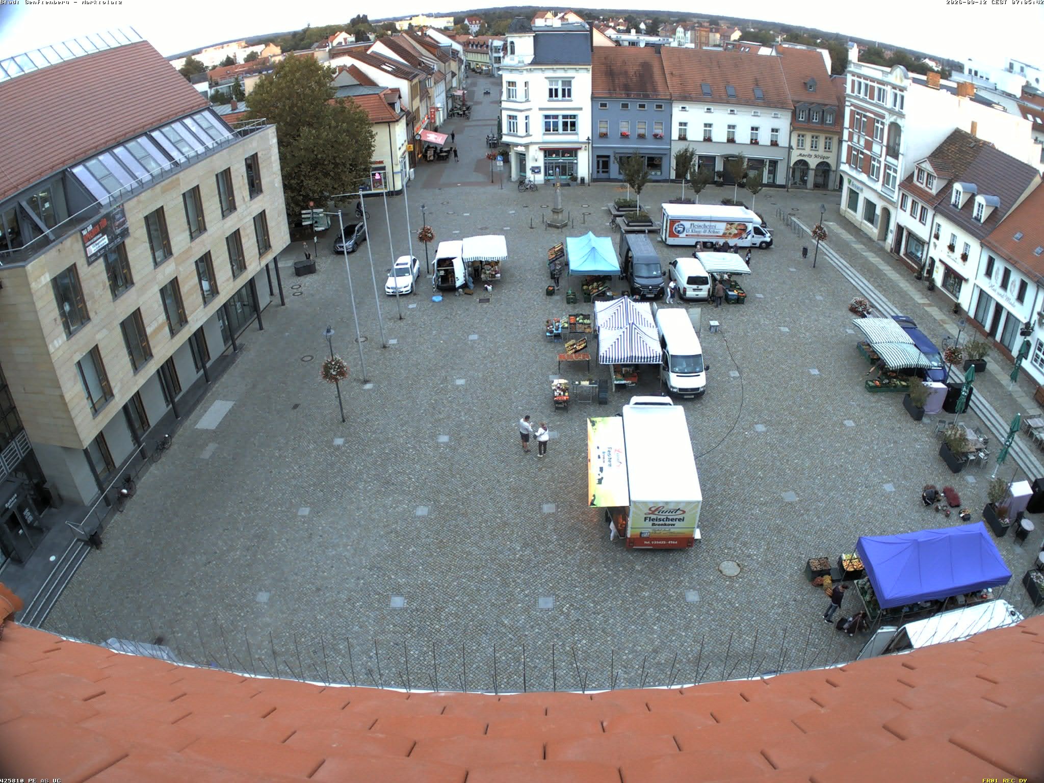 Archiv Foto Webcam Senftenberg Stadtzentrum