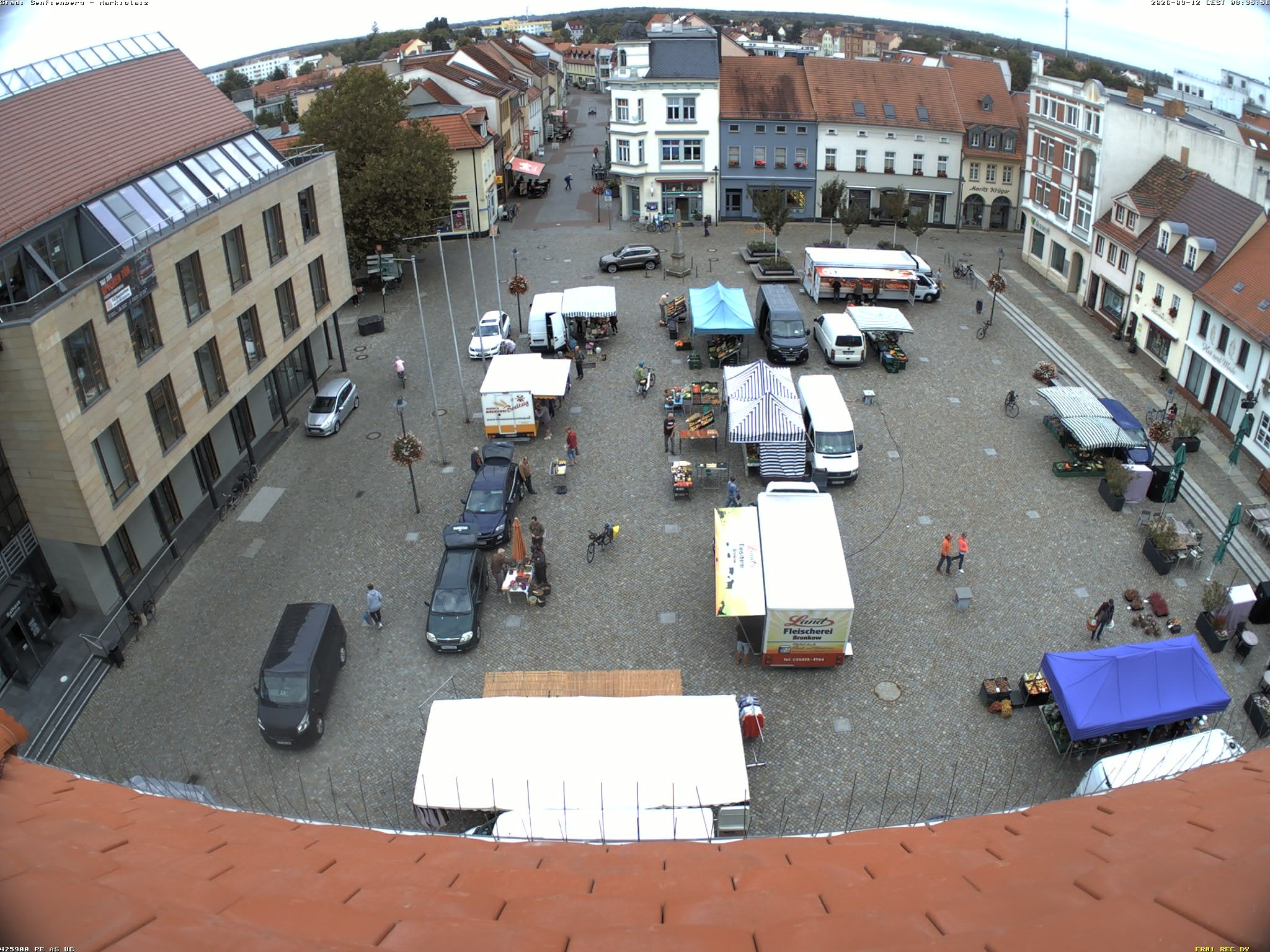 Archiv Foto Webcam Senftenberg Stadtzentrum