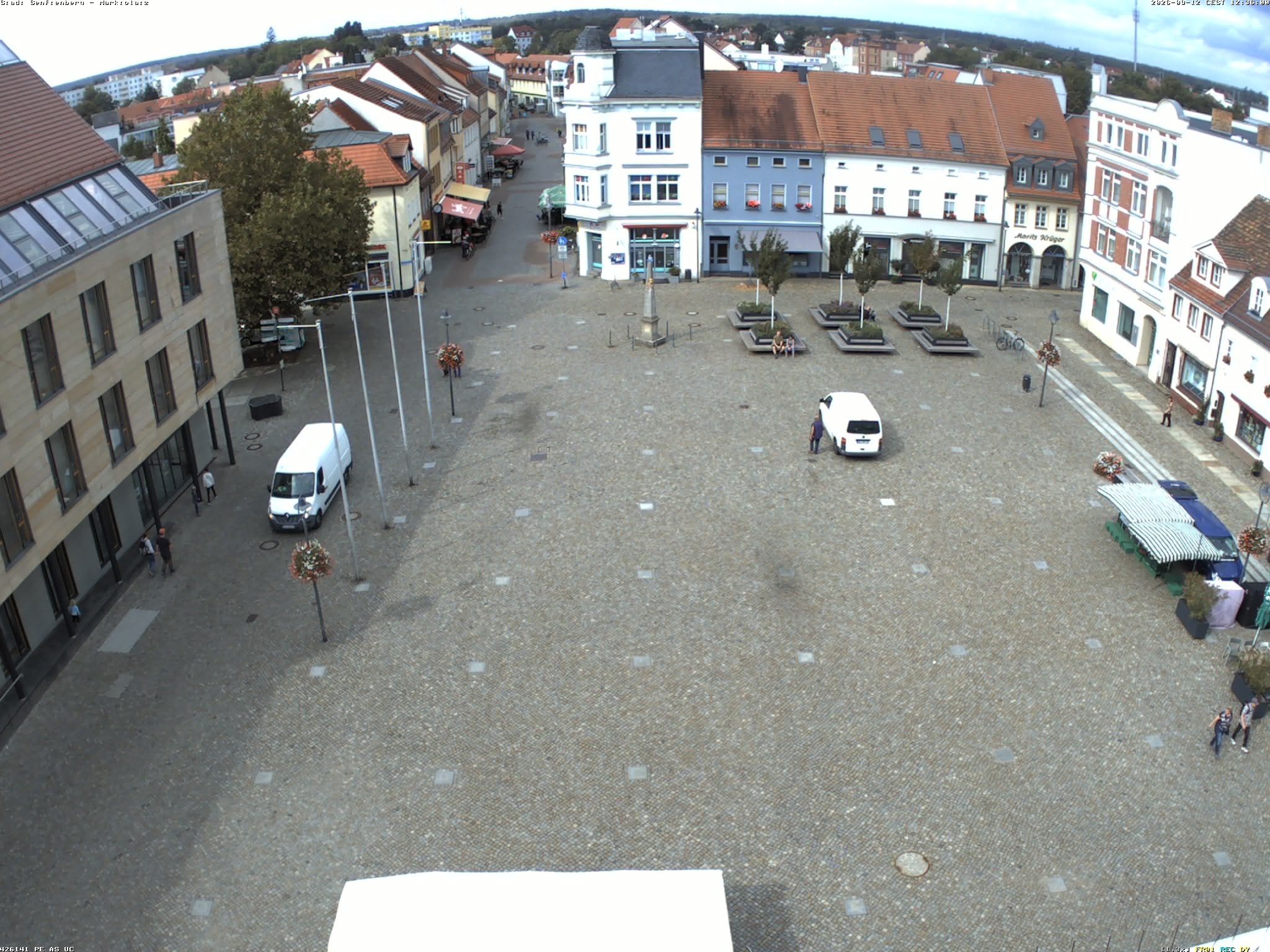 Archiv Foto Webcam Senftenberg Stadtzentrum