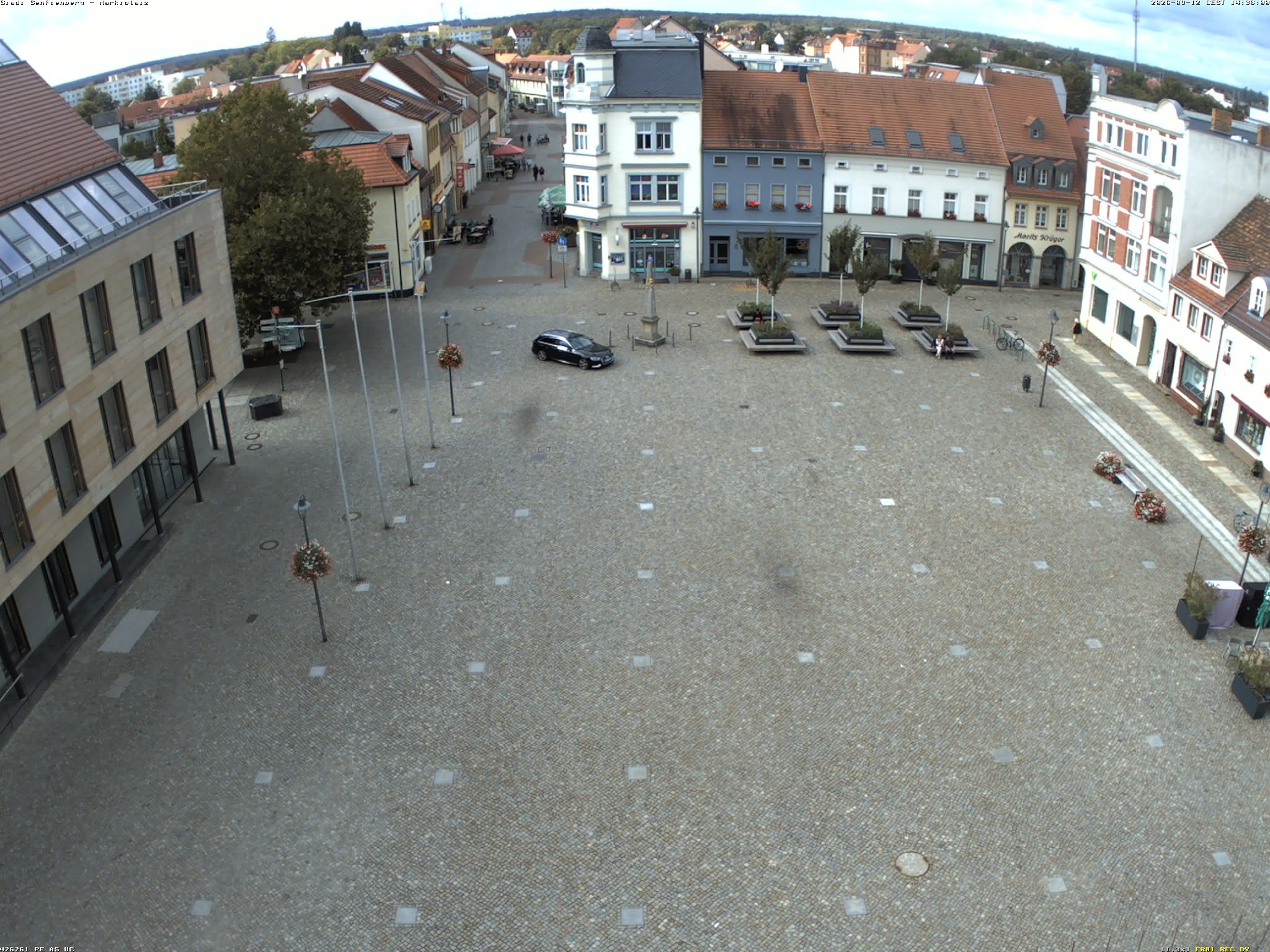 Archiv Foto Webcam Senftenberg Stadtzentrum