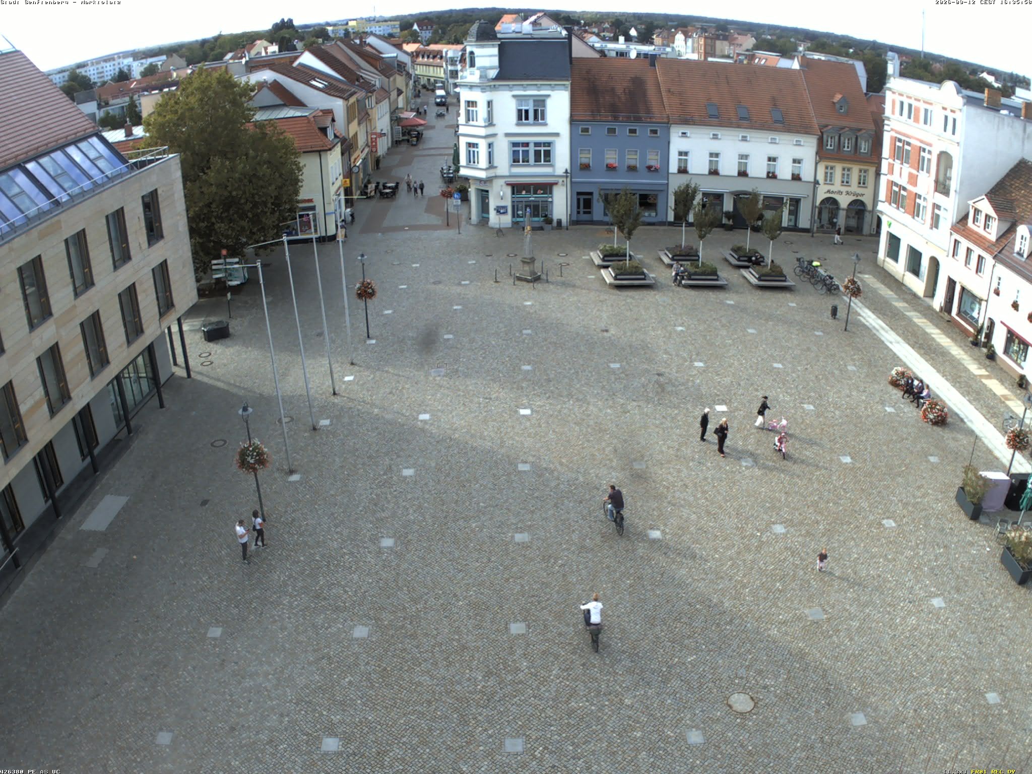 Archiv Foto Webcam Senftenberg Stadtzentrum