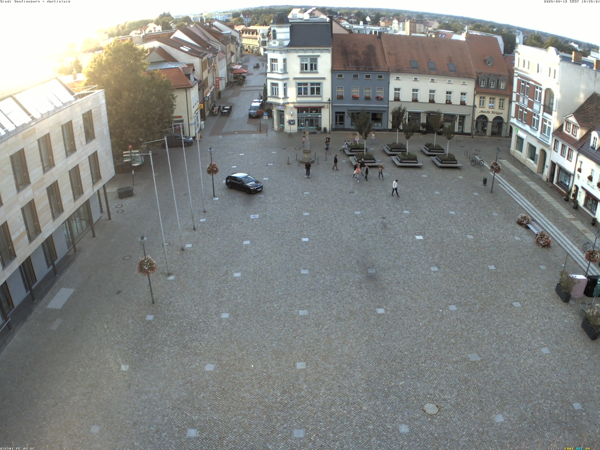 Archiv Foto Webcam Senftenberg Stadtzentrum