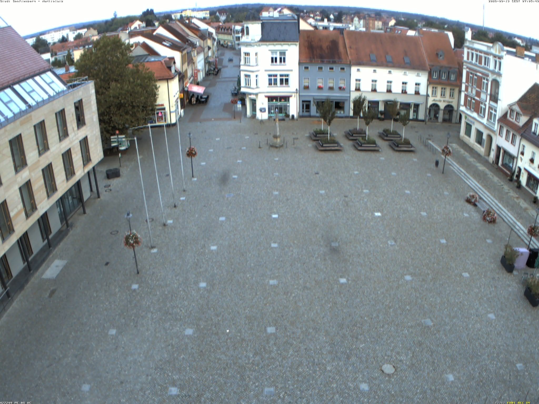 Archiv Foto Webcam Senftenberg Stadtzentrum