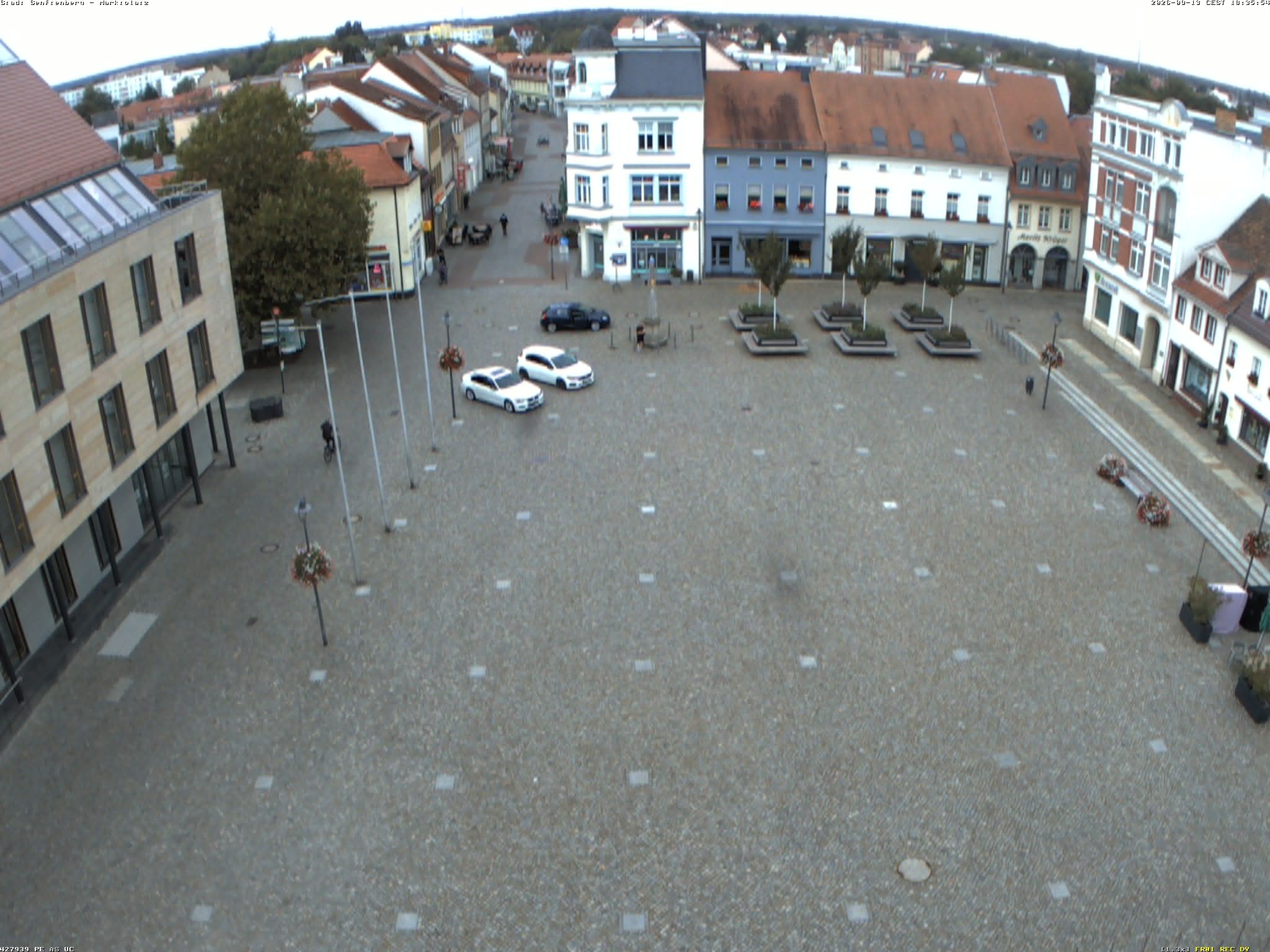 Archiv Foto Webcam Senftenberg Stadtzentrum