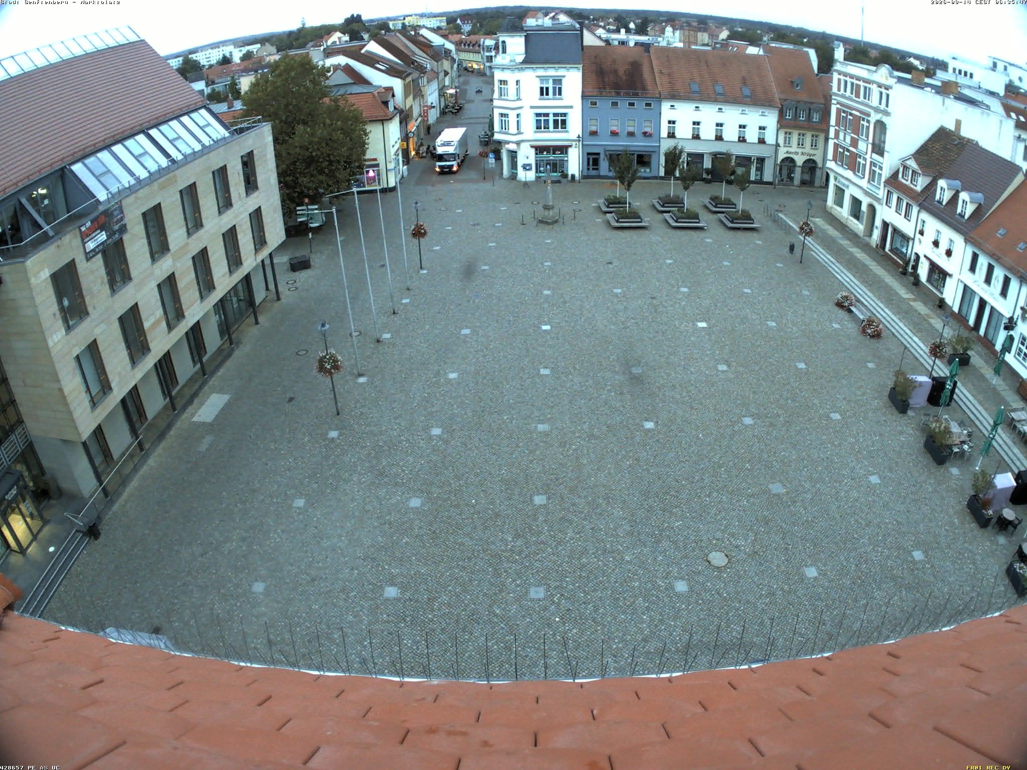 Archived image Webcam City Center Senftenberg
