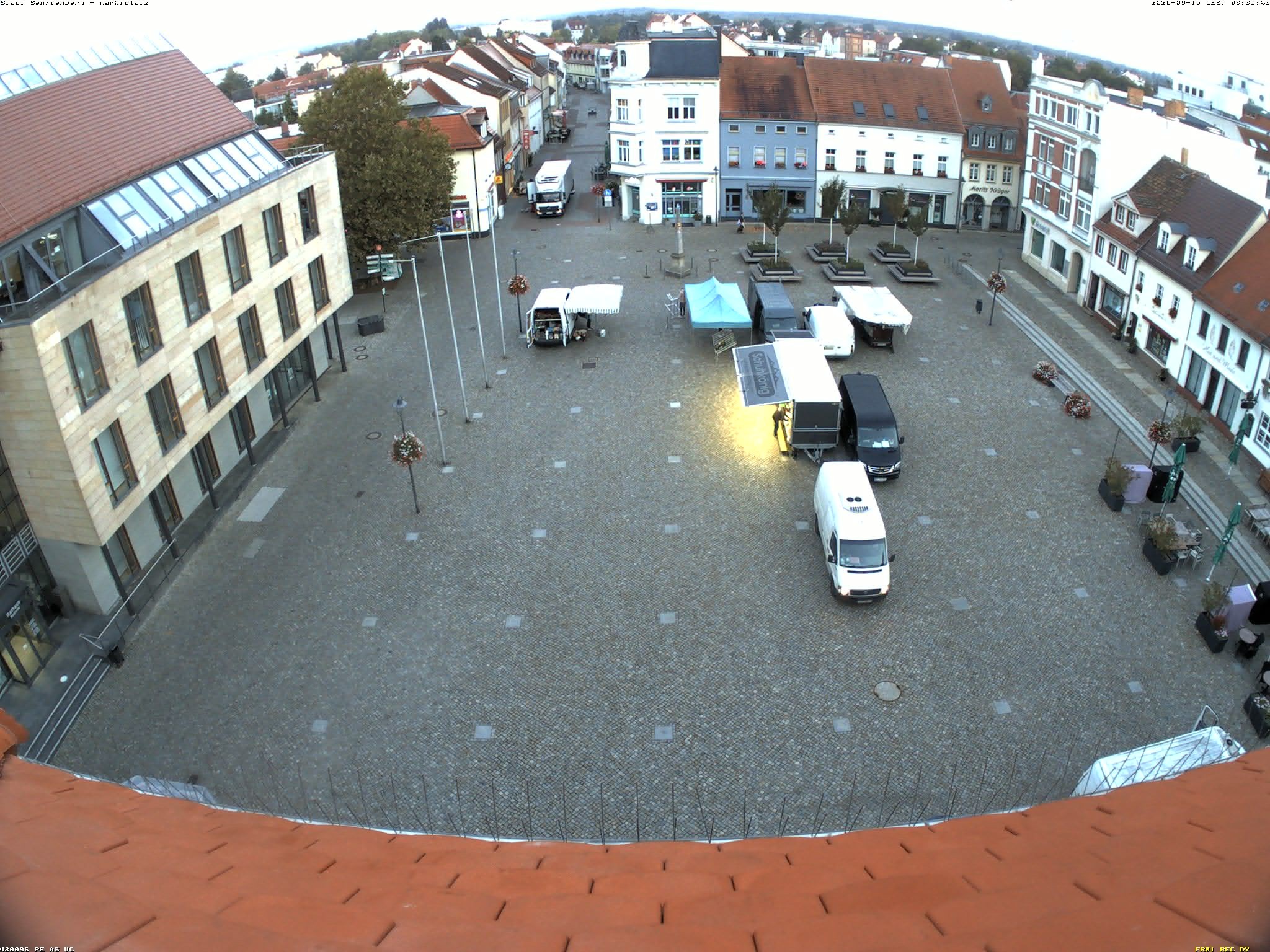 Archiv Foto Webcam Senftenberg Stadtzentrum