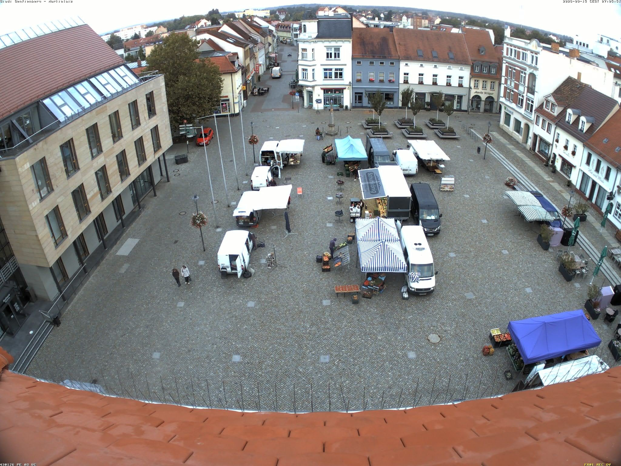 Archiv Foto Webcam Senftenberg Stadtzentrum