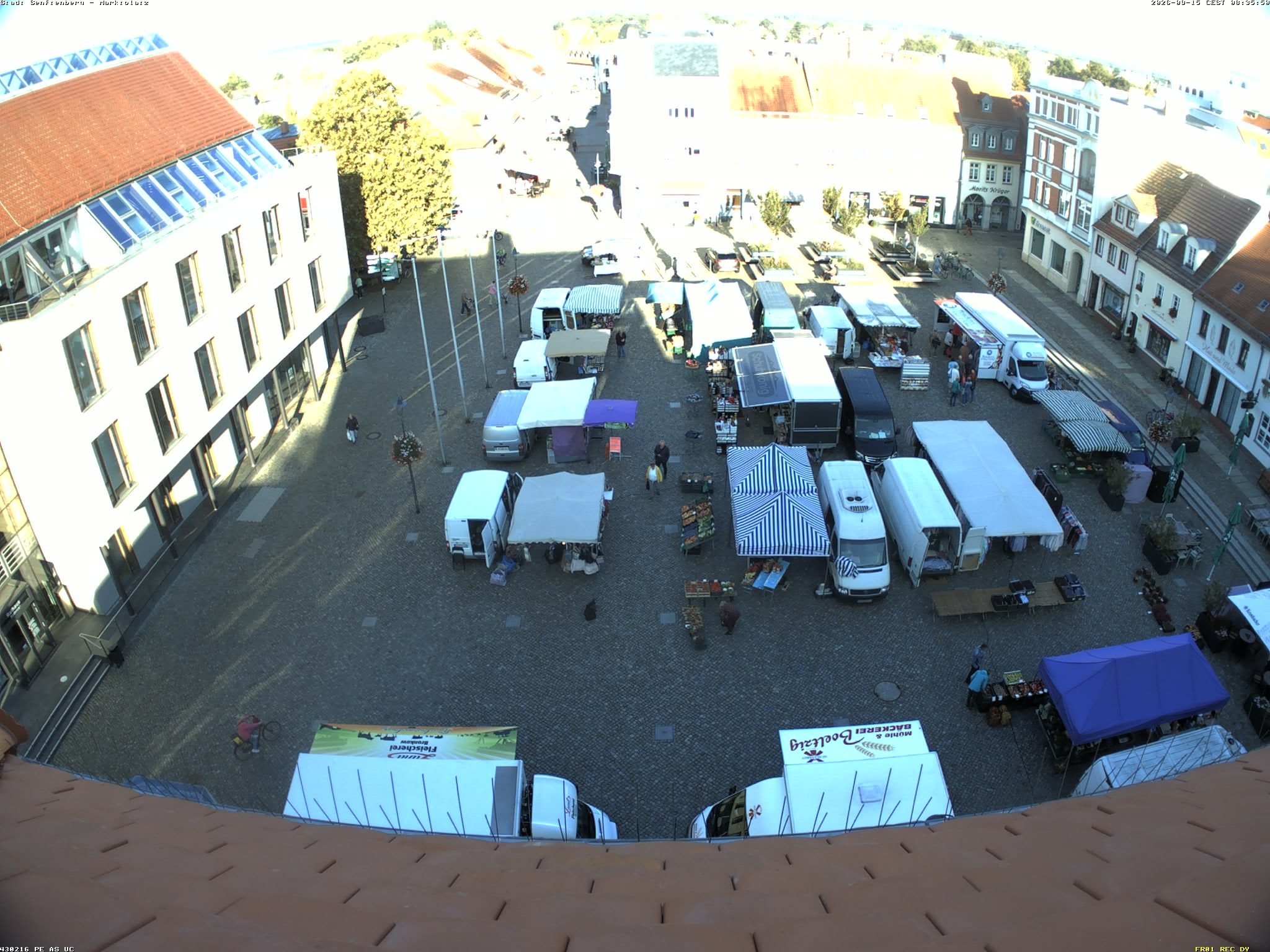 Archiv Foto Webcam Senftenberg Stadtzentrum