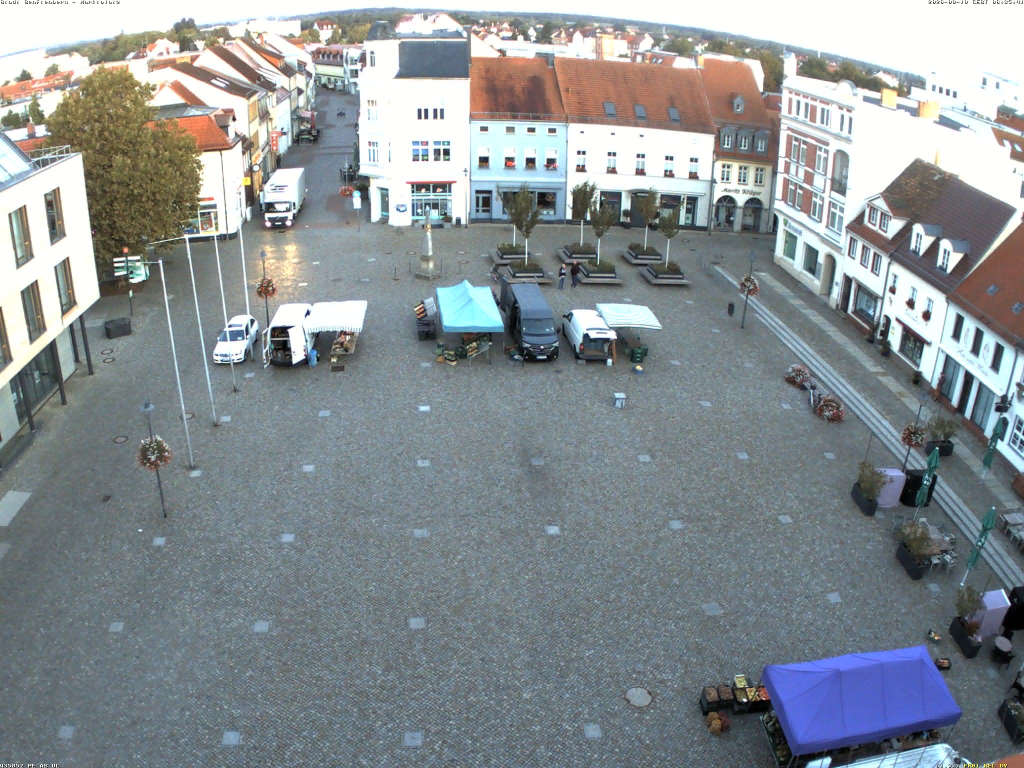 Archiv Foto Webcam Senftenberg Stadtzentrum