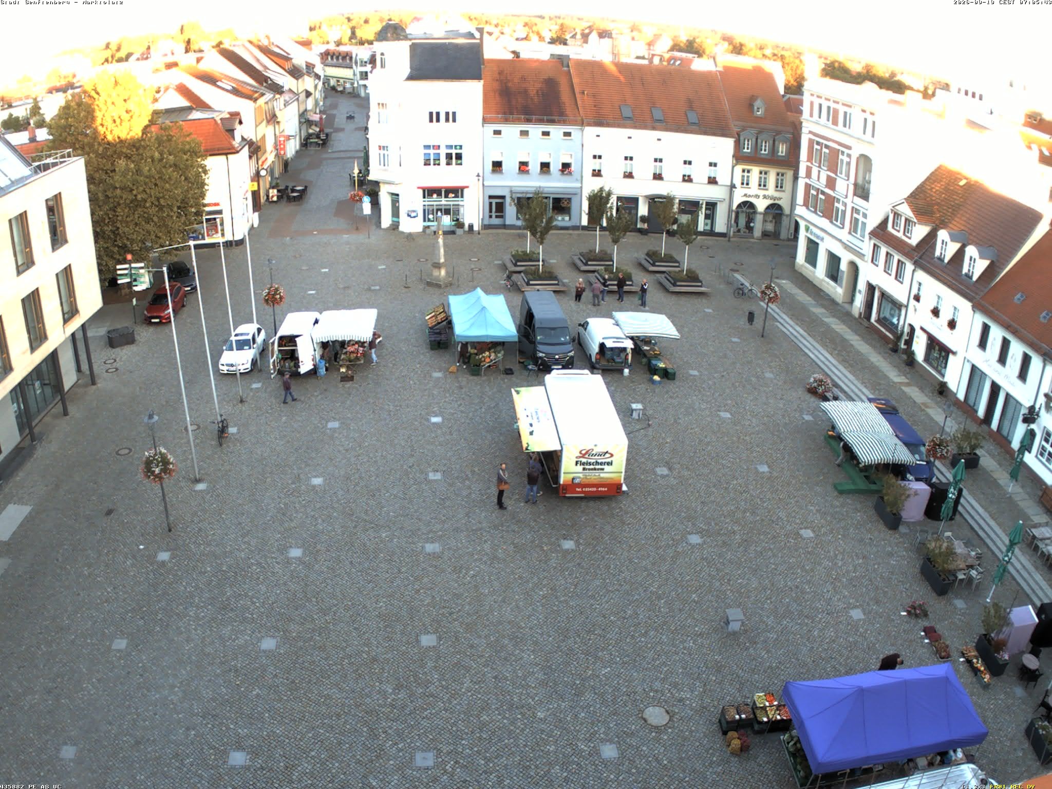 Archiv Foto Webcam Senftenberg Stadtzentrum