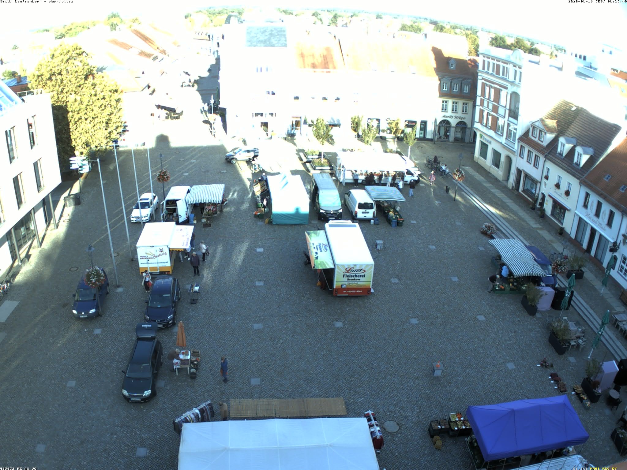 Archiv Foto Webcam Senftenberg Stadtzentrum