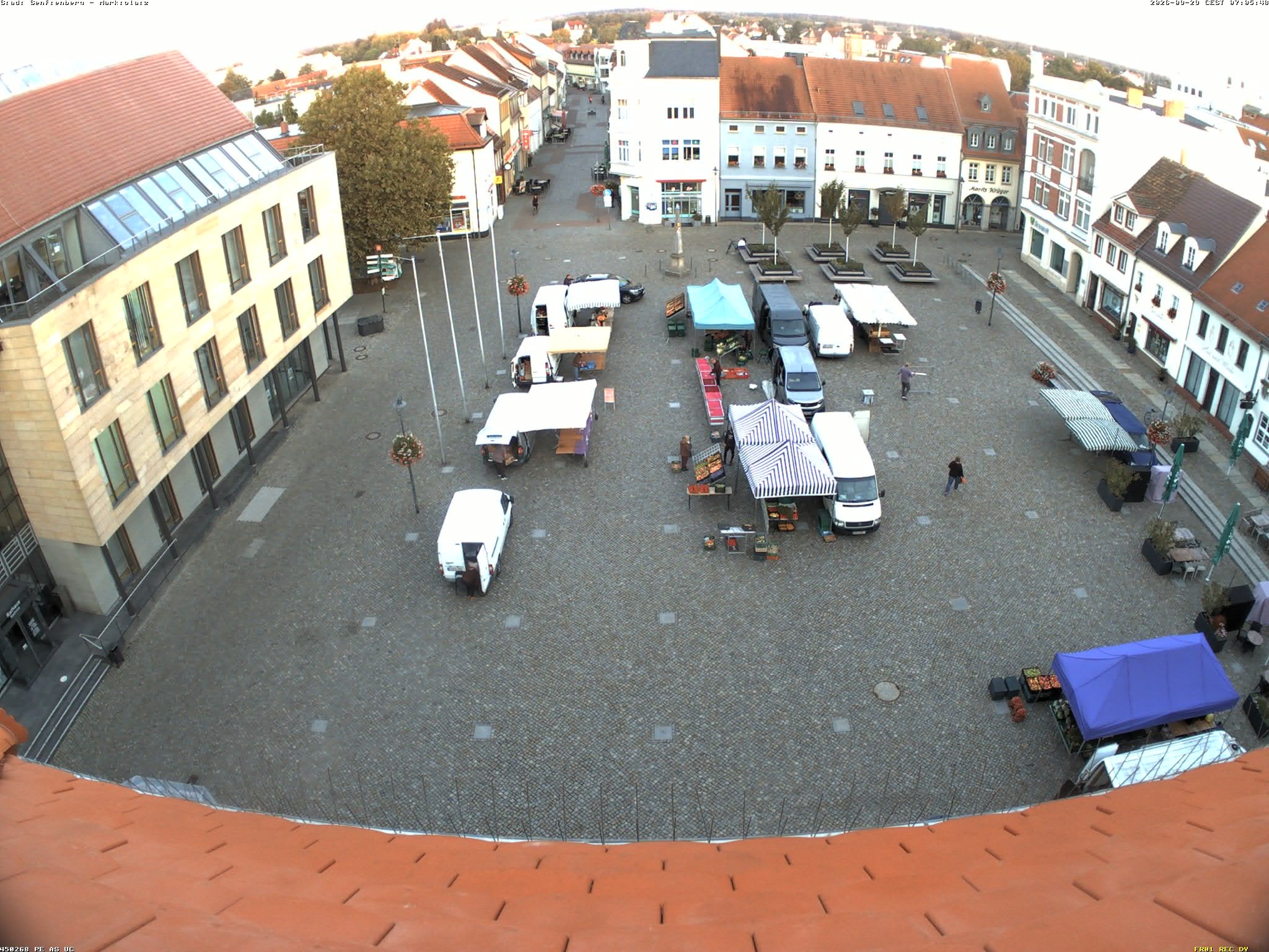 Archiv Foto Webcam Senftenberg Stadtzentrum
