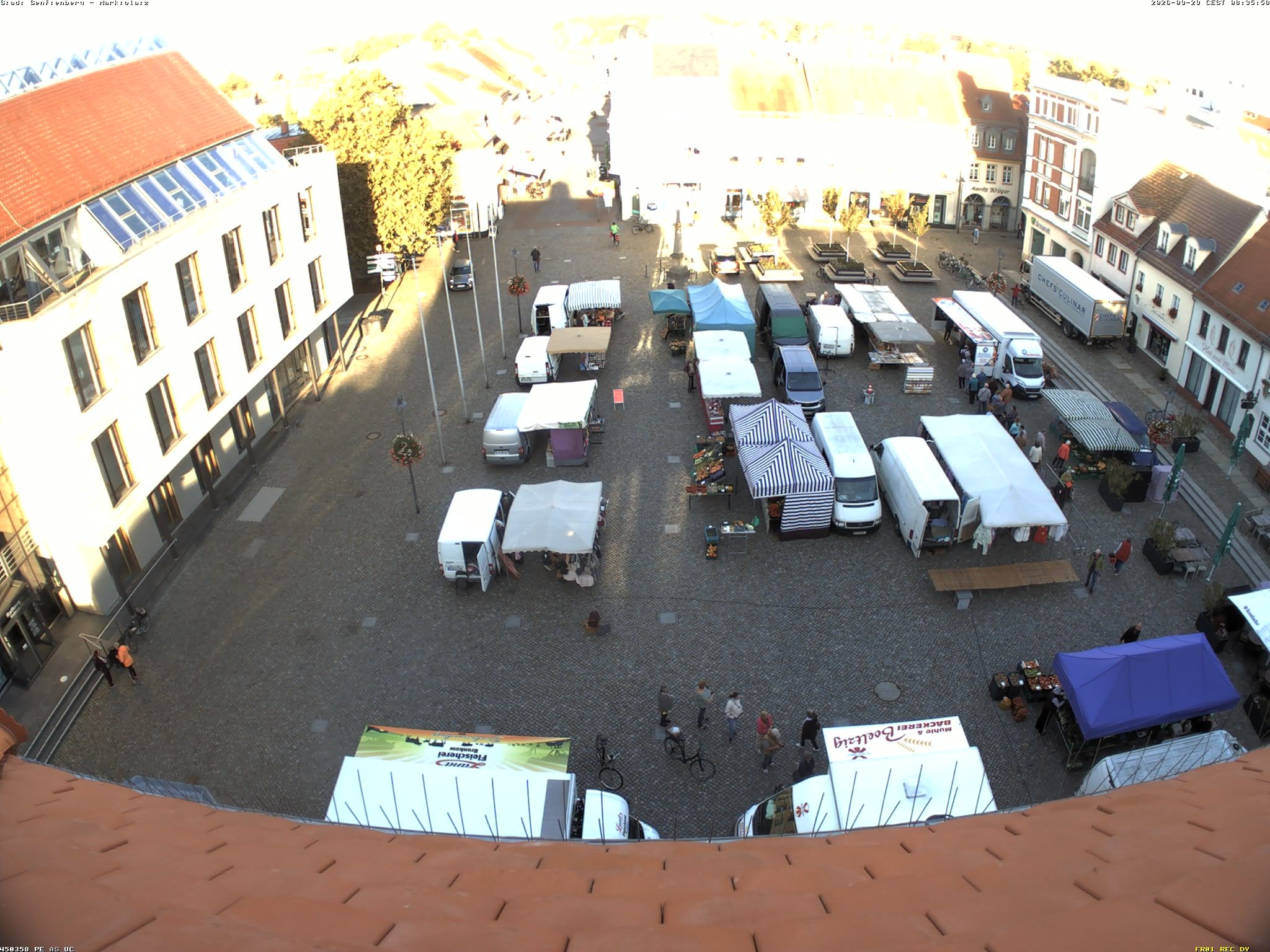 Archiv Foto Webcam Senftenberg Stadtzentrum