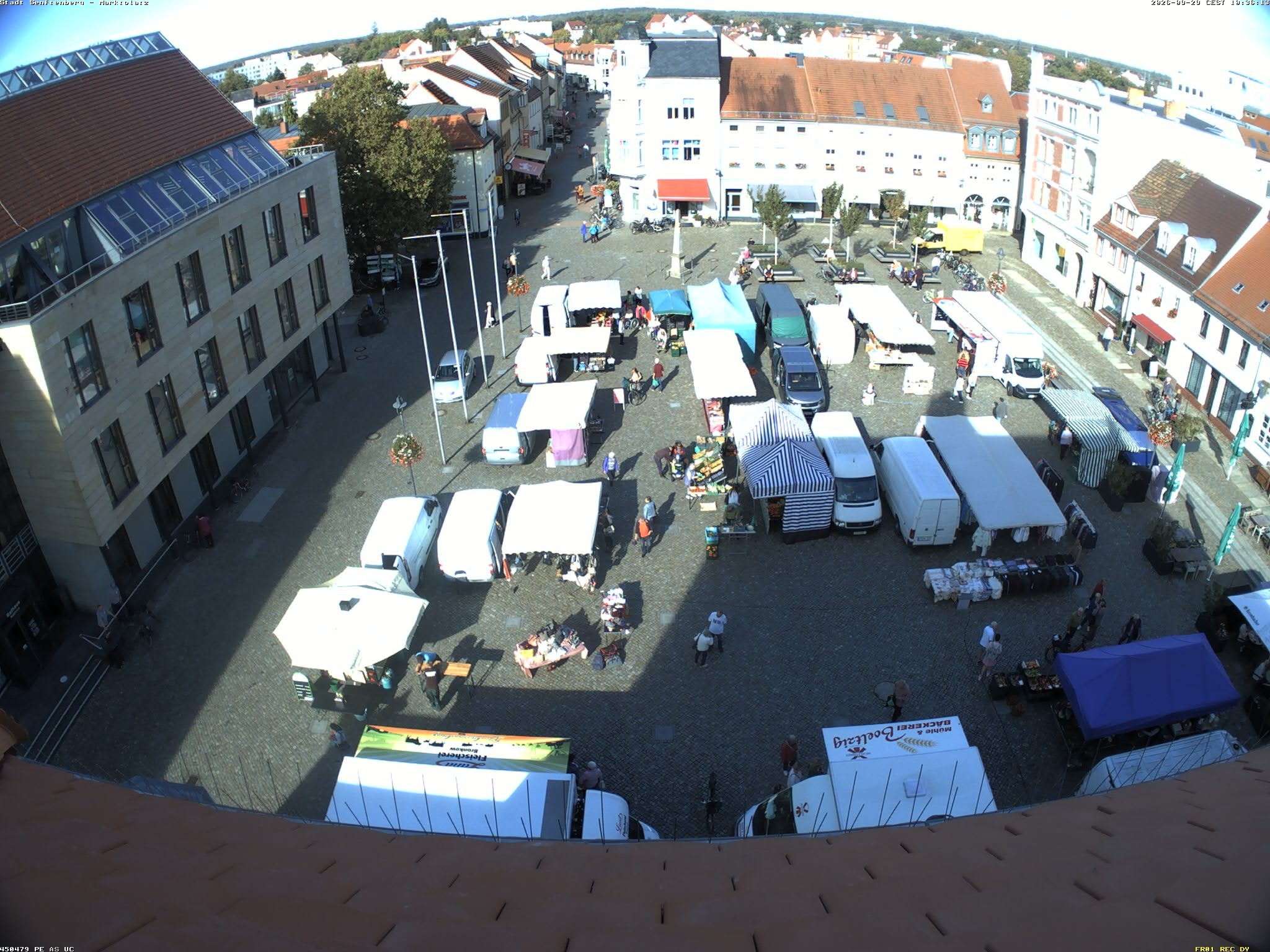 Archiv Foto Webcam Senftenberg Stadtzentrum