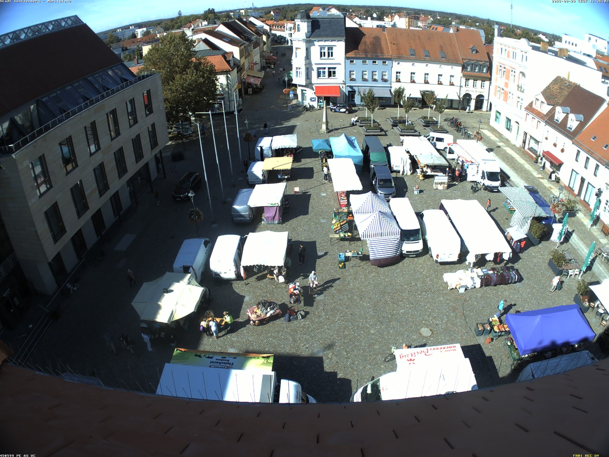Archiv Foto Webcam Senftenberg Stadtzentrum
