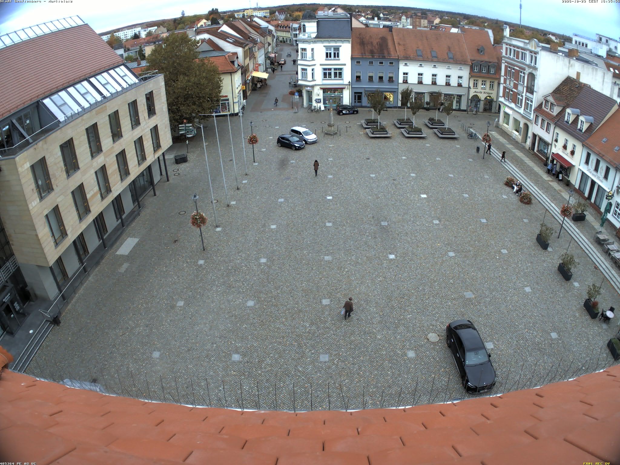 Archived image Webcam City Center Senftenberg