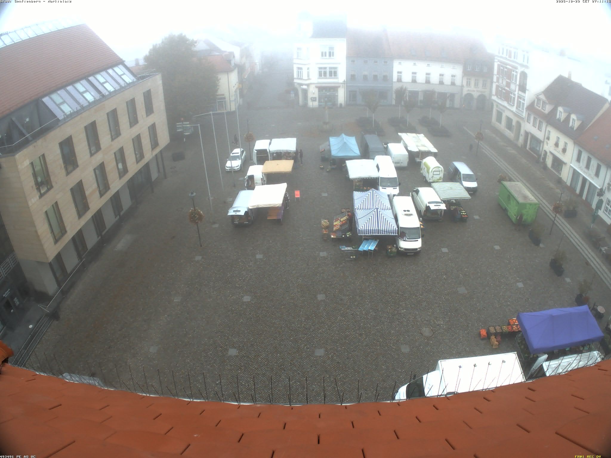 Archived image Webcam City Center Senftenberg