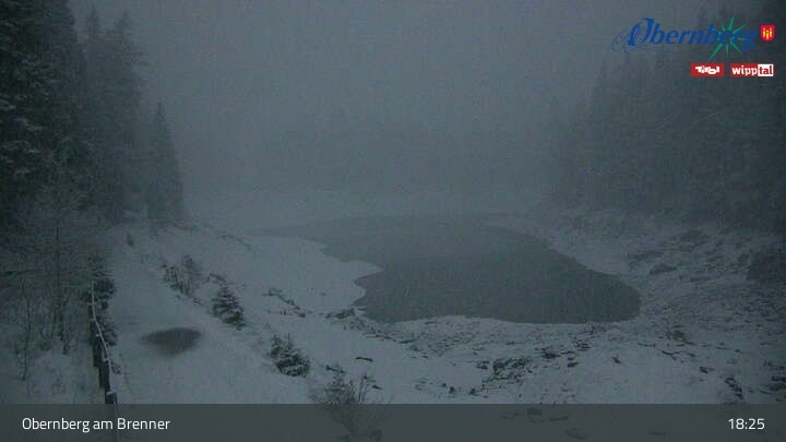 Archived image Webcam Lake Obernberg Brenner