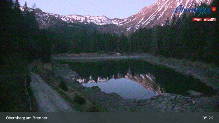 Archived image Webcam Lake Obernberg Brenner
