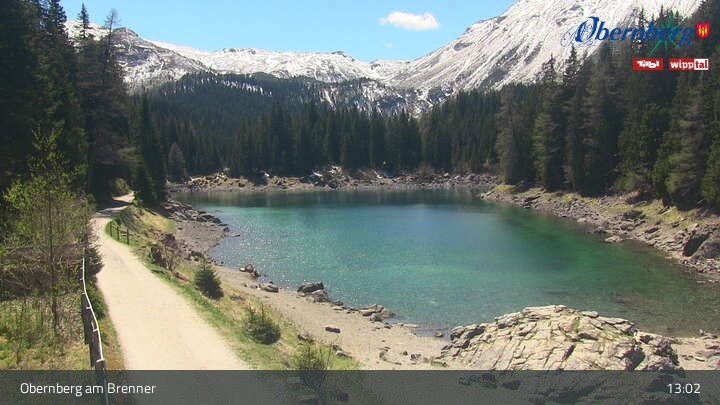 Archived image Webcam Lake Obernberg Brenner
