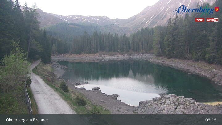 Archived image Webcam Lake Obernberg Brenner