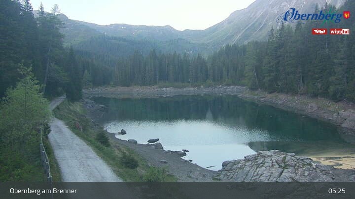 Archived image Webcam Lake Obernberg Brenner