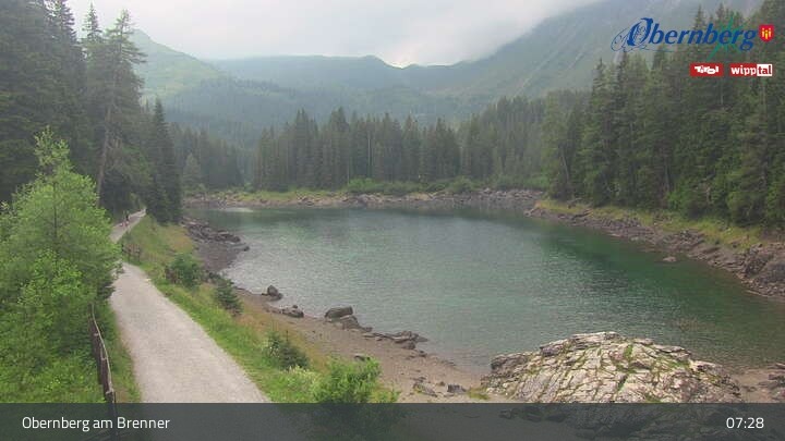 Archived image Webcam Lake Obernberg Brenner
