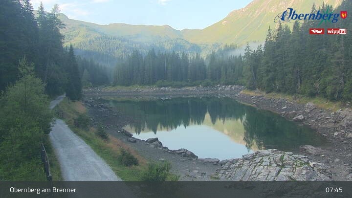 Archived image Webcam Lake Obernberg Brenner